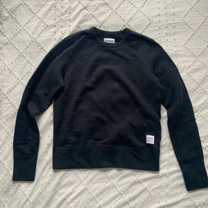 BLACK CONVERSE CREWNECK MEN + WOMEN